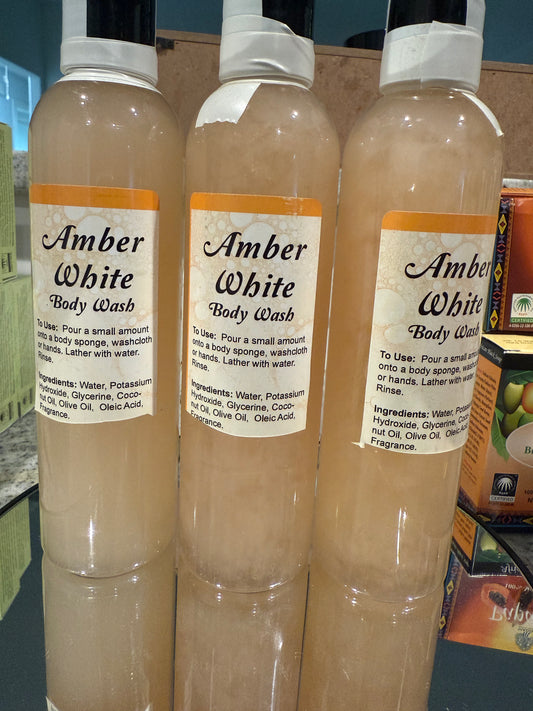 Amber White Body Wash
